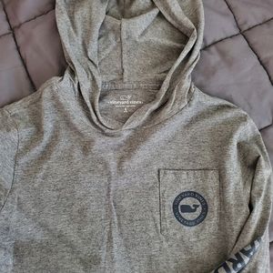 Long sleeve hooded Vineyard Vines tshirt